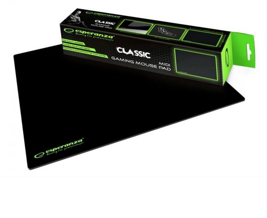 ESPERANZA EGP102K CLASSIC MIDI - GAMING PODLOZKA POD MYS (300X240X3MM), CIERNA