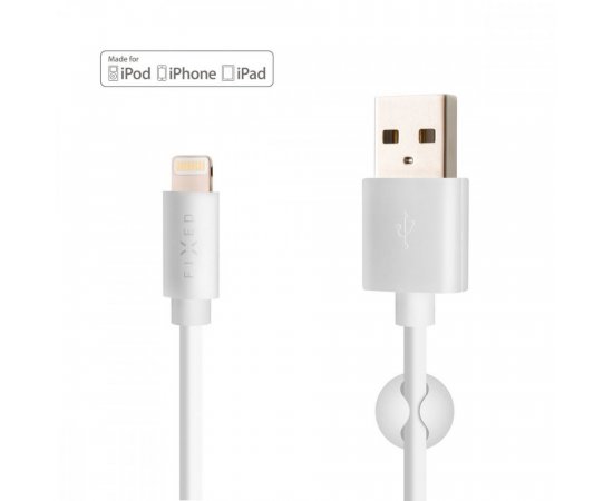 FIXED FIXD-UL2M-WH DLHY DAT. A NAB. KABEL S KONEKT. LIGHTN., 2 METRE, PFI CERTIFIKACIA, 2,4A, BIELY