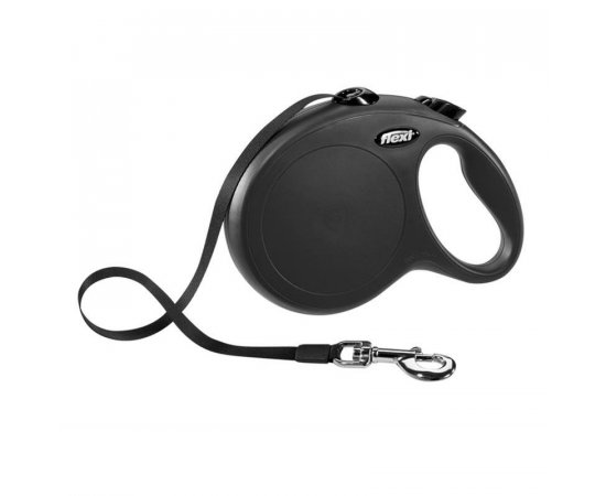 FLEXI VODITKO CLASSIC NEW PASKA CIERNA, L - 8 M