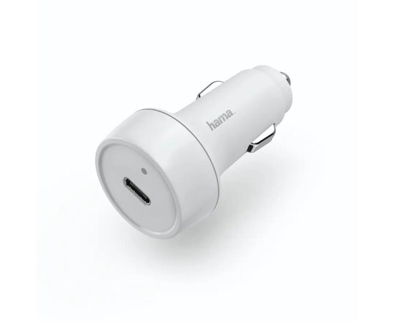 HAMA 183278 RYCHLA USB NABIJACKA DO VOZIDLA, USB-C, QUICK CHARGE 3.0 / POWER DELIVERY, 18 W, BIELA