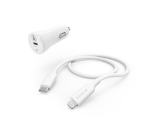HAMA 183297 SET RYCHLA USB NABIJACKA DO VOZIDLA USB-C PD 18 W