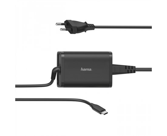 HAMA 200006 USB-C NAPAJACI ZDROJ, POWER DELIVERY, 5-20 V, 65 W