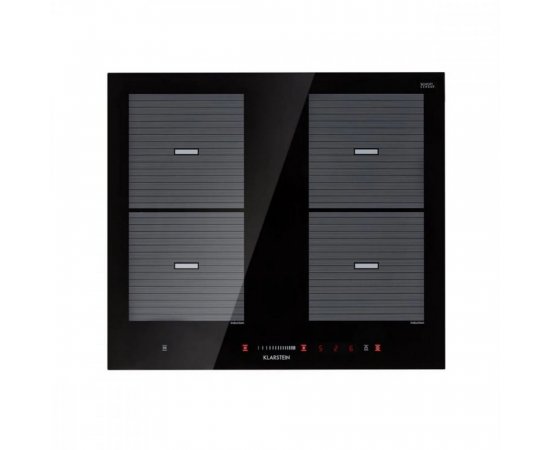 KLARSTEIN VIRTUOSA FLEX 60, INDUKCNA VARNA DOSKA, 4 ZONY, 7200 W, CERAN, VSTAVANA, CIERNA, 10032551