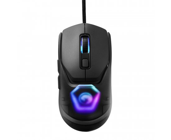 MARVO MYS FIT LITE G1, 12000DPI, OPTIKA, 7TL., DROTOVA USB, SEDA, HERNA, RGB PODSVIETENIE