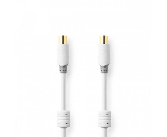 NEDIS CSBW40015WT20 KOAX VIDEO KABEL 100 HZ, &lt;91DB, KOAX KONEKTOR, 2M