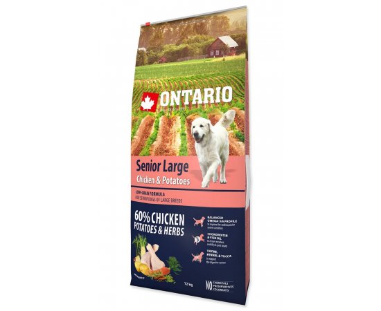 ONTARIO SENIOR LARGE CHICKEN AND POTATOES AND HERBS (12KG)
