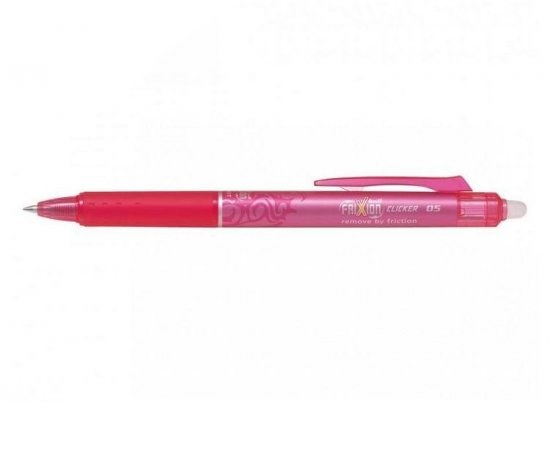 PILOT FRIXION CLICKER F 0,5 MM, RUZOVA
