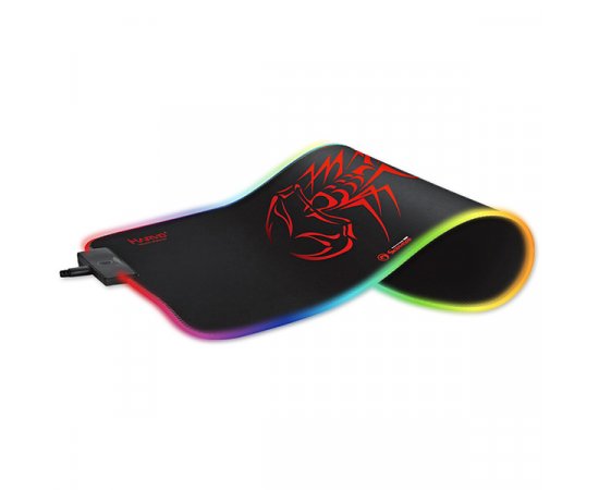 MARVO RGB PODLOZKA POD MYS, MG8, HERNA, CIERNA, 350 X 250 MM, 3 MM, MARVO, RGB PODSVIETENIE