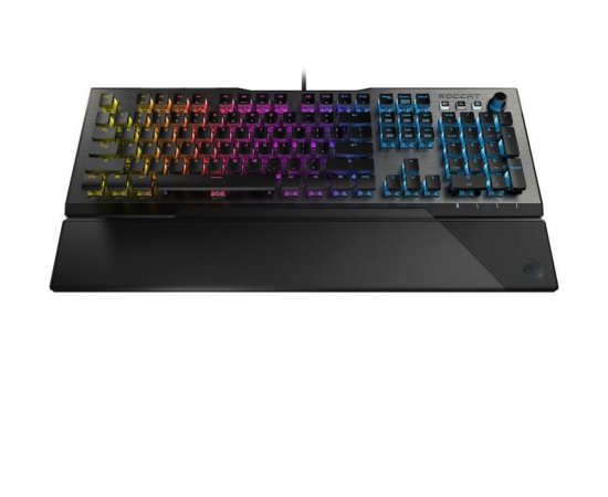 ROCCAT MECHANICKA HERNA KLAVESNICA VULCAN 120 AIMO, TITAN SWITCH TACTILE, RGB, US LAYOUT, CIERNA