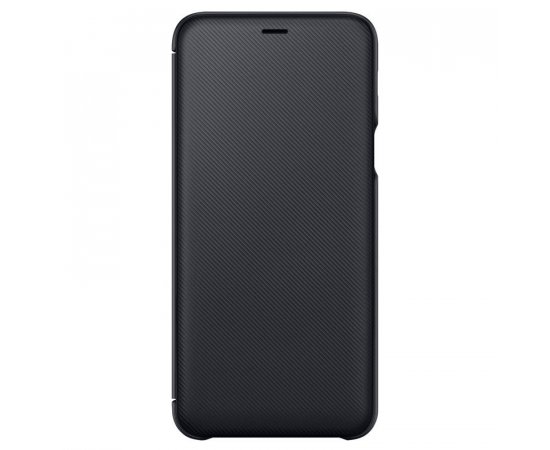 SAMSUNG EF-WA605CBEGWW PRE SAMSUNG GALAXY A6+ FLIPOVE PUZDRO, CIERNE