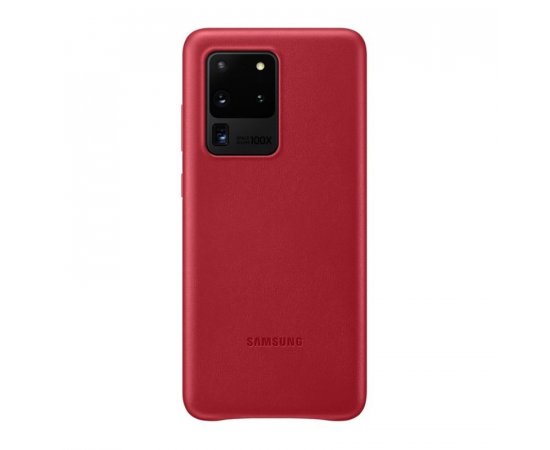 SAMSUNG EF-VG988LR PRE GALAXY S20 ULTRA LEATHER COVER, CERVENE