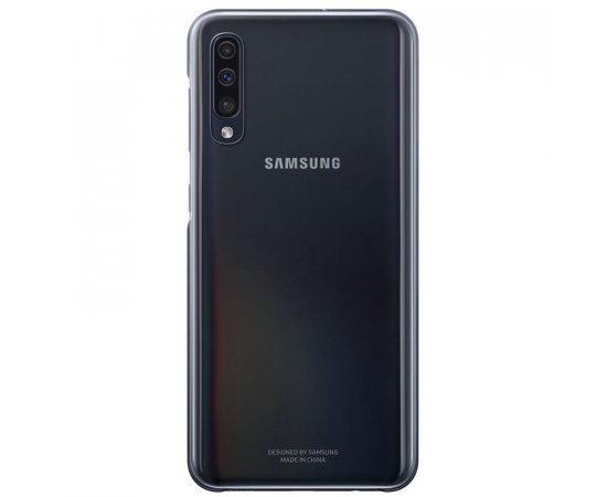 SAMSUNG GRADATION KRYT EF-AA505CB PRE GALAXY A50 BLACK
