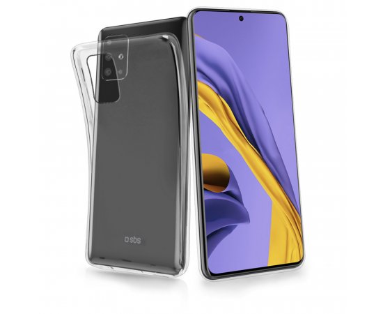 SBS PUZDRO SKINNY PRE SAMSUNG GALAXY A51, TRANSPARENTNA, TESKINSAA51T