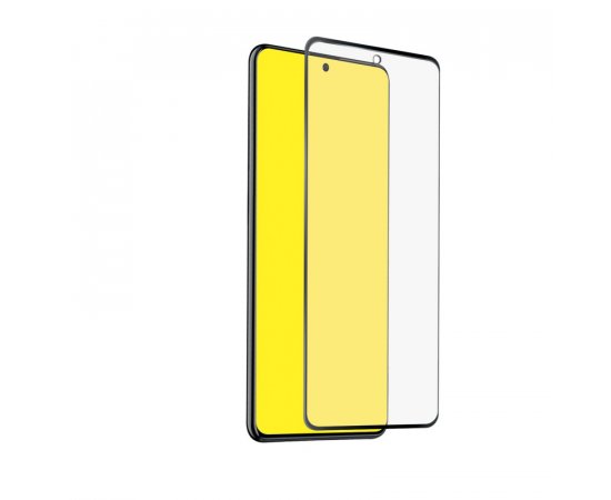SBS PRE SAMSUNG GALAXY A71, TVRDENE SKLO FULL COVER CIERNA