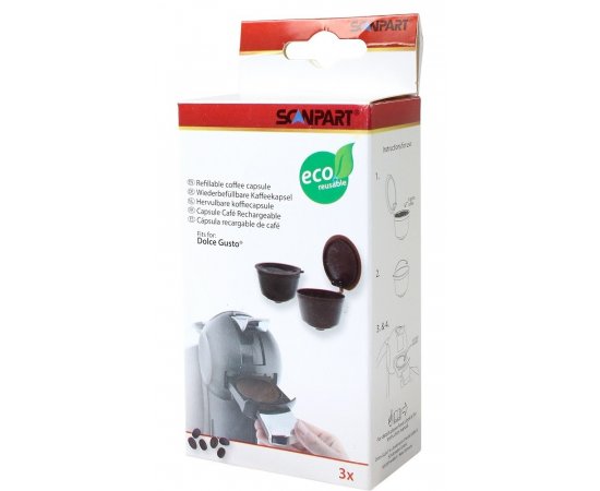 SCANPART DOLCE GUSTO KAPSULE NA OPAKOVANE POUZITIE