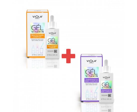 VIOLA GEL VITAMIN MULTIVITAMIN COMPLEX + GEL VITAMIN CHRUPAVKY &amp; KLBY COMPLEX