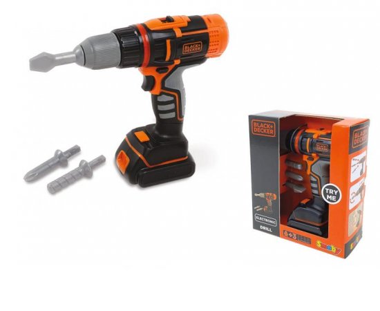 SMOBY BLACK AND DECKER ELEKTRONICKA AKU VRTACKA/SKRUTKOVAC /SM 360197/