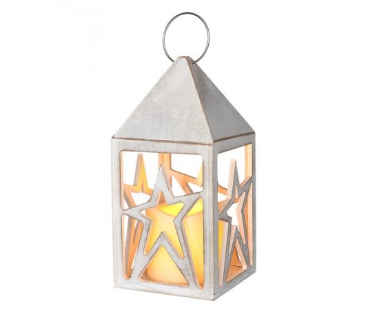 SOLIGHT 1V232 DREVENA LAMPAS S LED SVIECKOU, 2X AA