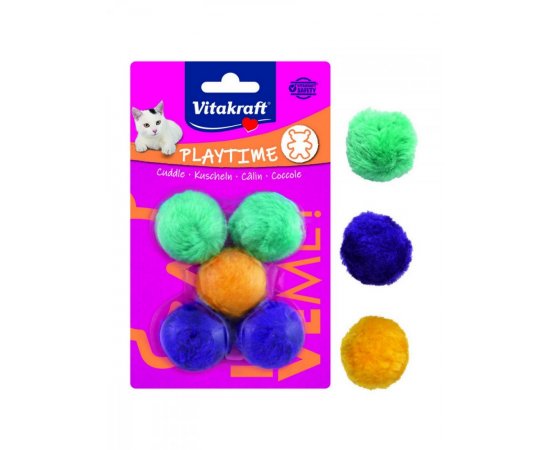 VITAKRAFT HRACKA 5 LOPTICIEK S ROLNICKOU, PLYS, CCA O 3 CM, 2439884