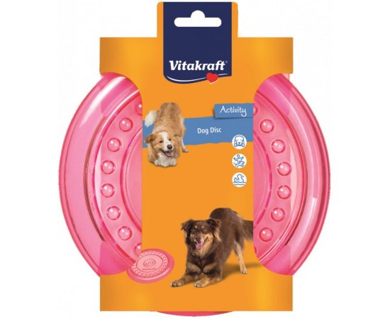 VITAKRAFT HRACKA GUMOVY DISK, 18 CM MIX FARIEB, 2314610