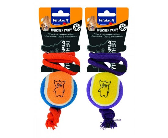 VITAKRAFT HRACKA MONSTER TENISAKY NA LANE, O 6,5 CM, 2359370
