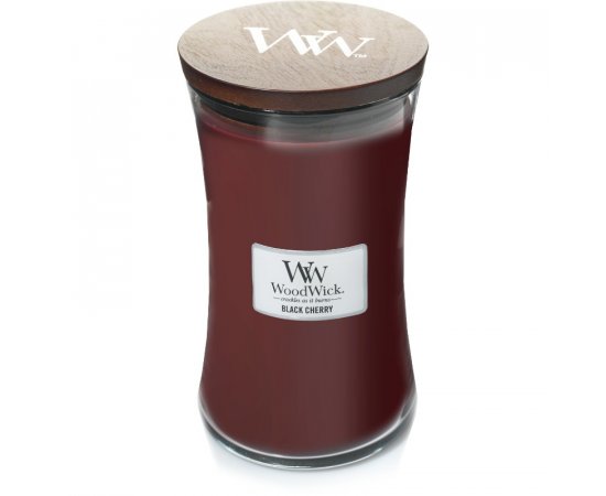 WOODWICK SVIECKA OVALNA VAZA BLACK CHERRY 609,5G, 93100E