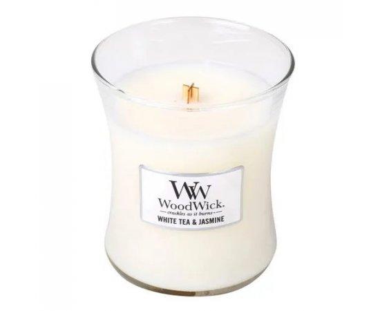 WOODWICK SVIECKA OVALNA VAZA WHITE TEA AND JASMINE 275G, 92062E