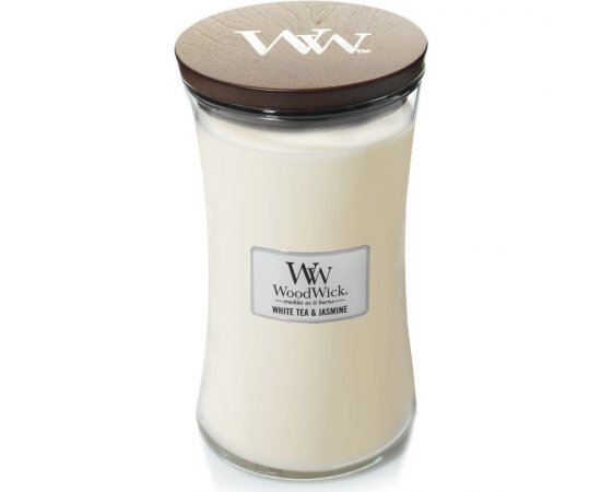 WOODWICK SVIECKA OVALNA VAZA WHITE TEA AND JASMIN 609,5G, 93062E