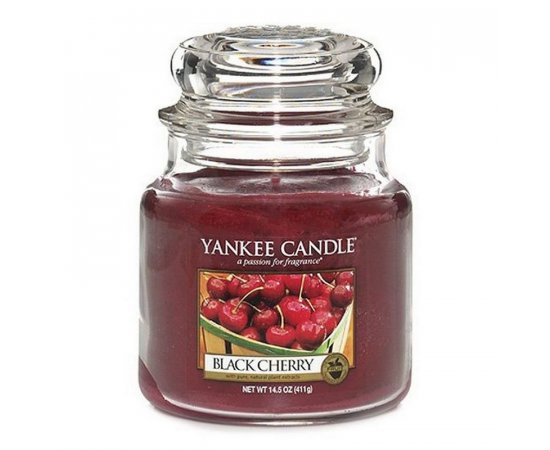 YANKEE CANDLE 1129752 SVIECKA BLACK CHERRY/STREDNA