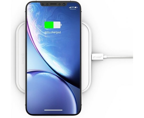 ZENS ALUMINIUM SINGLE WIRELESS CHARGER 10W - WHITE ZESC11W