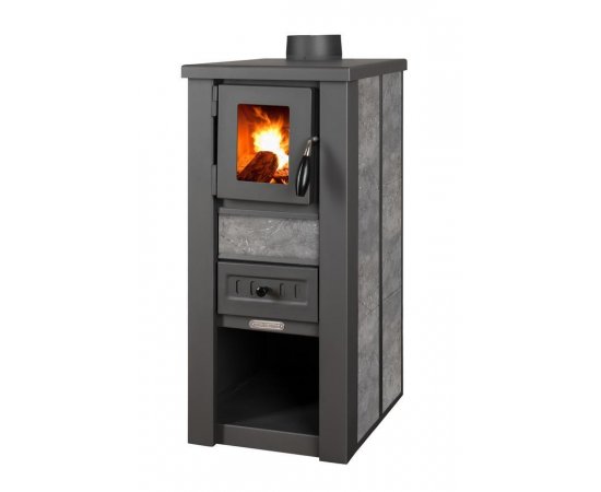 Kachle Pro LAVA Ceramic, šedé, 6,5 kW, 120 mm