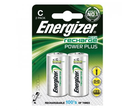 ENERGIZER POWER PLUS C HR14 2500MAH, 2KS BLISTER