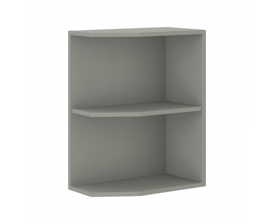 KONDELA Rohová skrinka s policami, dolná, sivá, PRADO 30 D ZAK BB KONDELA Rohová skrinka s policami, dolná, sivá, PRADO 30 D ZAK BB