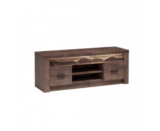 KONDELA RTV stolík/skrinka, jaseň tmavý, INFINITY 09