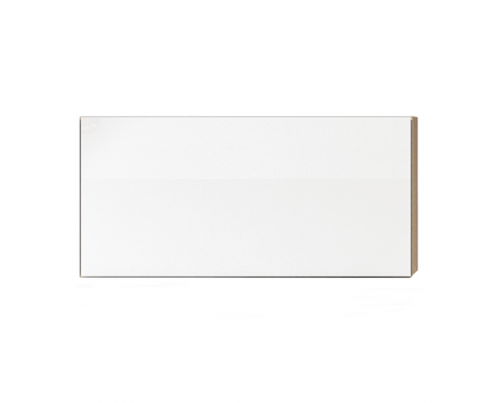 KONDELA Skrinka horná G 60, vysoký biely lesk/dub sonoma, LINE KONDELA Skrinka horná G 60, vysoký biely lesk/dub sonoma, LINE