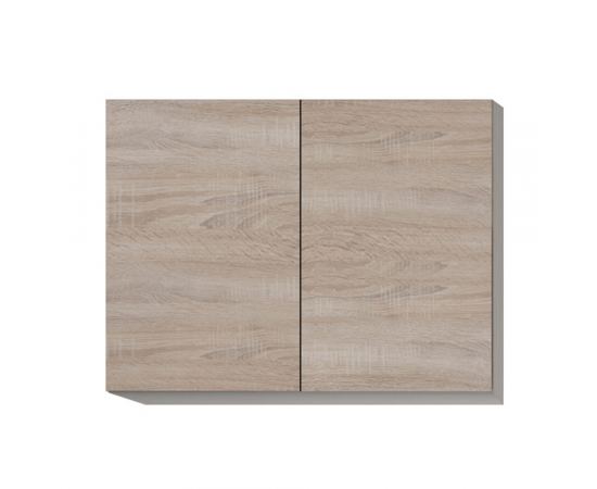 KONDELA Horná skrinka G 80, dub sonoma/biela, LINE KONDELA Horná skrinka G 80, dub sonoma/biela, LINE