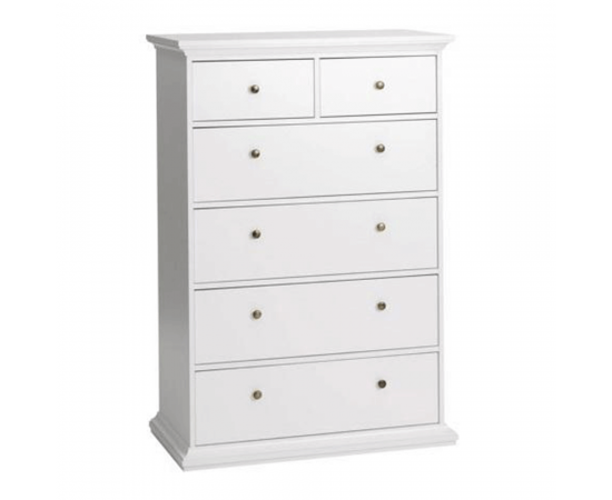 KONDELA Komoda, biela, PARIS 76718