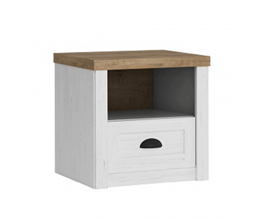 KONDELA Nočný stolík SN, sosna andersen/dub lefkas, PROVANCE KONDELA Nočný stolík SN, sosna andersen/dub lefkas, PROVANCE