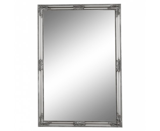 KONDELA Zrkadlo, strieborný drevený rám, MALKIA TYP 11 KONDELA Zrkadlo, strieborný drevený rám, MALKIA TYP 11