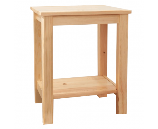 KONDELA Nočný stolík, masív/prírodná, FOSIL KONDELA Nočný stolík, masív/prírodná, FOSIL