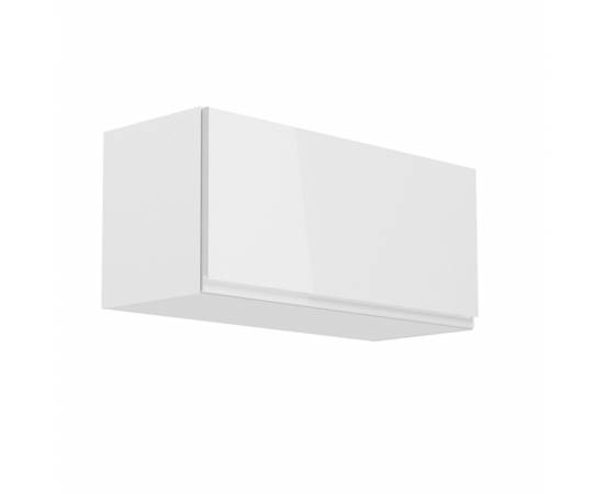 KONDELA Horná skrinka, biela/biely extra vysoký lesk, AURORA G80K KONDELA Horná skrinka, biela/biely extra vysoký lesk, AURORA G80K