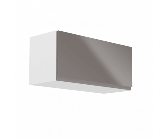 KONDELA Horná skrinka, biela/sivý extra vysoký lesk, AURORA G80K KONDELA Horná skrinka, biela/sivý extra vysoký lesk, AURORA G80K