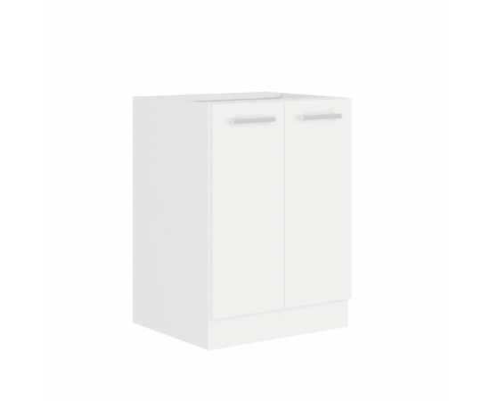 KONDELA Spodná skrinka, biela, SPLIT 60 D 2F BB KONDELA Spodná skrinka, biela, SPLIT 60 D 2F BB