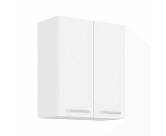 KONDELA Horná skrinka, biela, SPLIT 60 G-72 2F KONDELA Horná skrinka, biela, SPLIT 60 G-72 2F