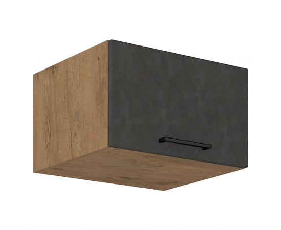 KONDELA Horná skrinka, dub lancelot/sivá matná, VEGA 60 NAGU-36 1F KONDELA Horná skrinka, dub lancelot/sivá matná, VEGA 60 NAGU-36 1F