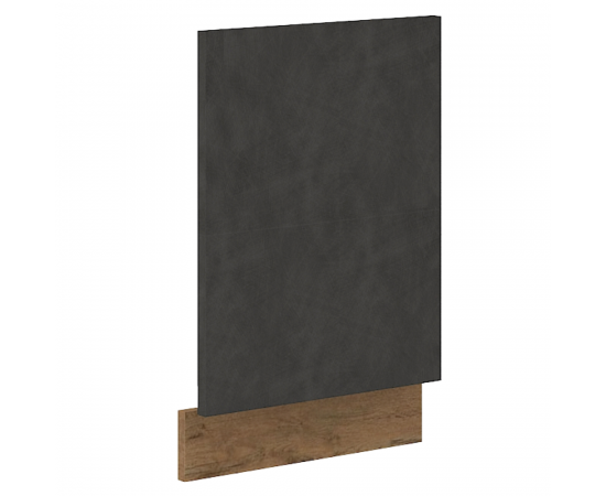 KONDELA Dvierka na vstavanú umývačku riadu, sivá matná/dub lancelot, VEGA ZM 570x446 KONDELA Dvierka na vstavanú umývačku riadu, sivá matná/dub lancelot, VEGA ZM 570x446