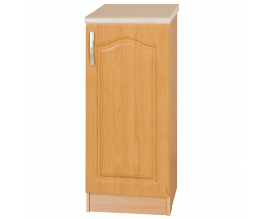 KONDELA Kuchynská skrinka, jelša, pravá, LORA MDF NEW KLASIK S40