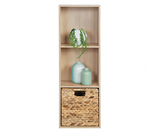 KONDELA Regál, dub prírodný, SVION