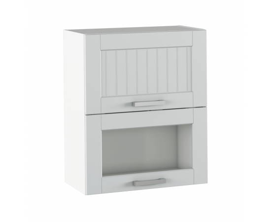 KONDELA Horná skrinka, svetlosivá/biela, JULIA TYP 8 KONDELA Horná skrinka, svetlosivá/biela, JULIA TYP 8