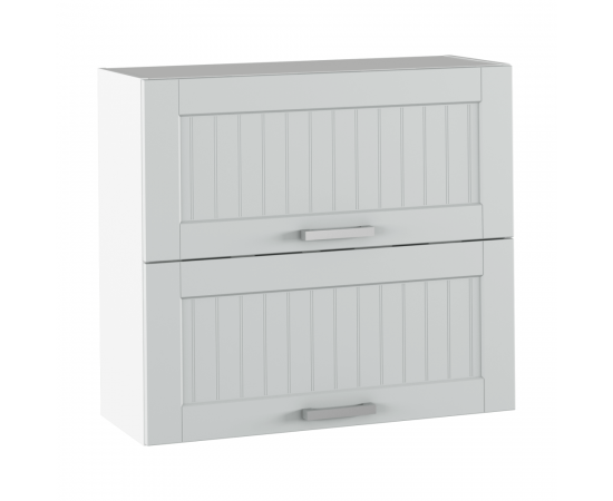 KONDELA Horná skrinka, svetlosivá/biela, JULIA TYP 12 KONDELA Horná skrinka, svetlosivá/biela, JULIA TYP 12